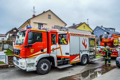 Murr: Kamin geraet in Brand 